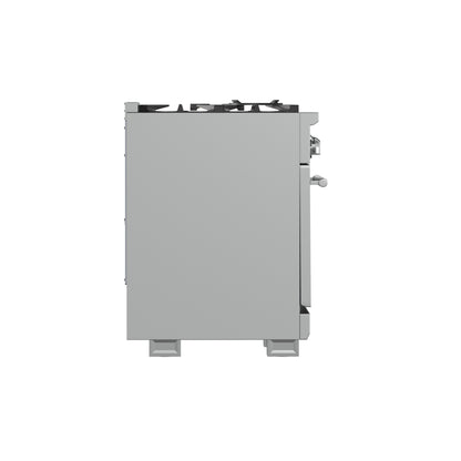 Forno Capriasca 30-Inch Freestanding Gas Range, 4 Burners, True Convection Oven