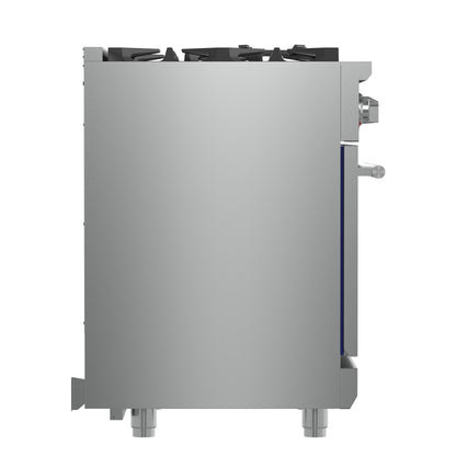 Forno Massimo 30-Inch Freestanding Gas Range, 5 Burners, True Convection Oven