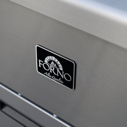 Forno Commerciale Natural Gas Deep Fryer, 3 Burners 90,000 BTU, 40 lbs, Millivolt Control