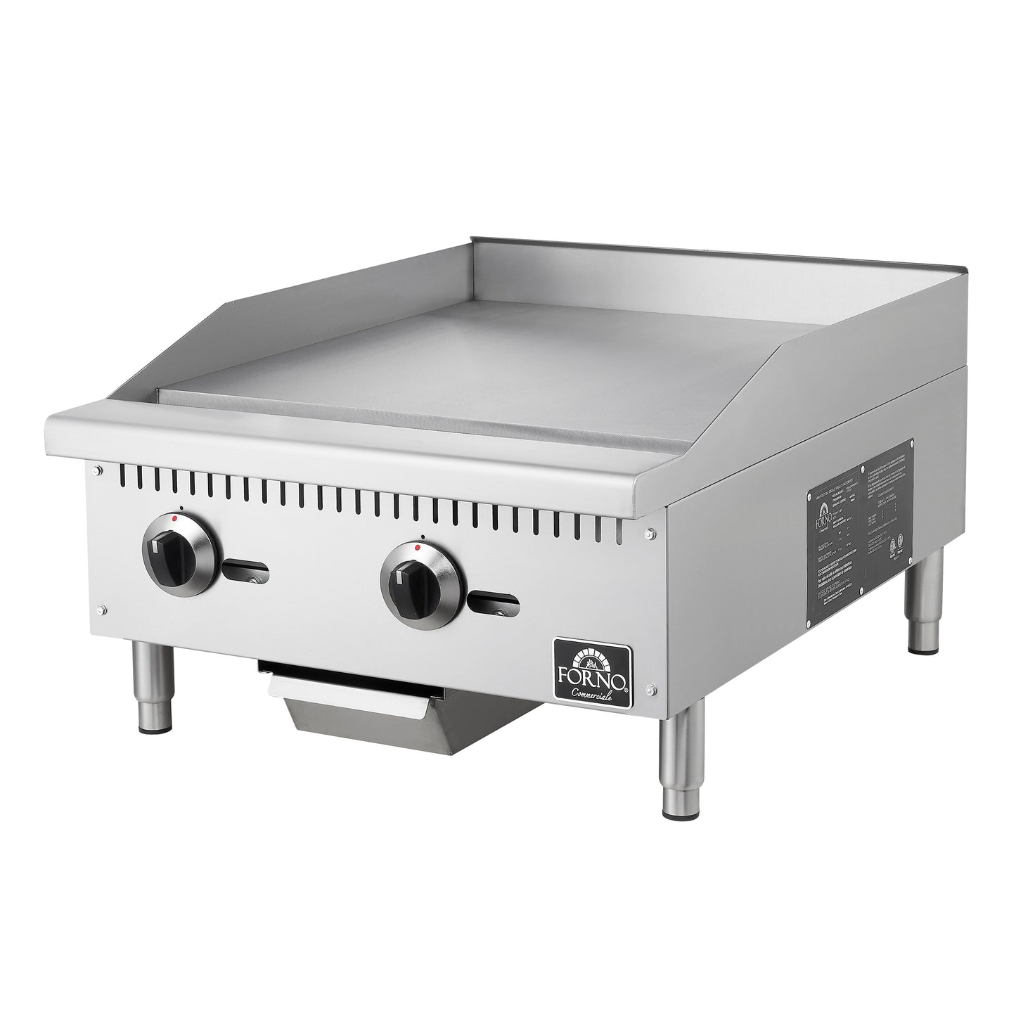 Forno Commerciale 24 Inch Gas Griddle