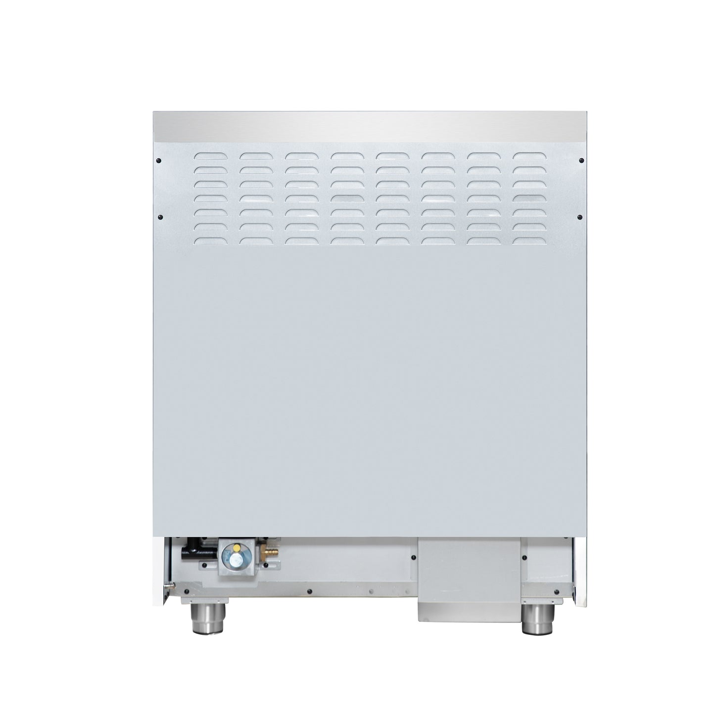 Forno Massimo 30-Inch Freestanding Dual Fuel Range in Black with Antique Brass Accessories, 4 Burners, 4.32 cu. ft. Convection Oven