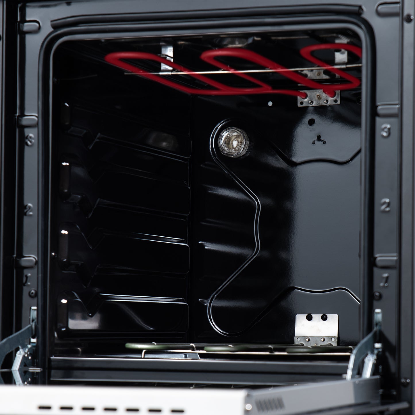 Forno Pallerano 20 Inch Freestanding Electric Range in Black, Canada Version, Plug and Cord Included