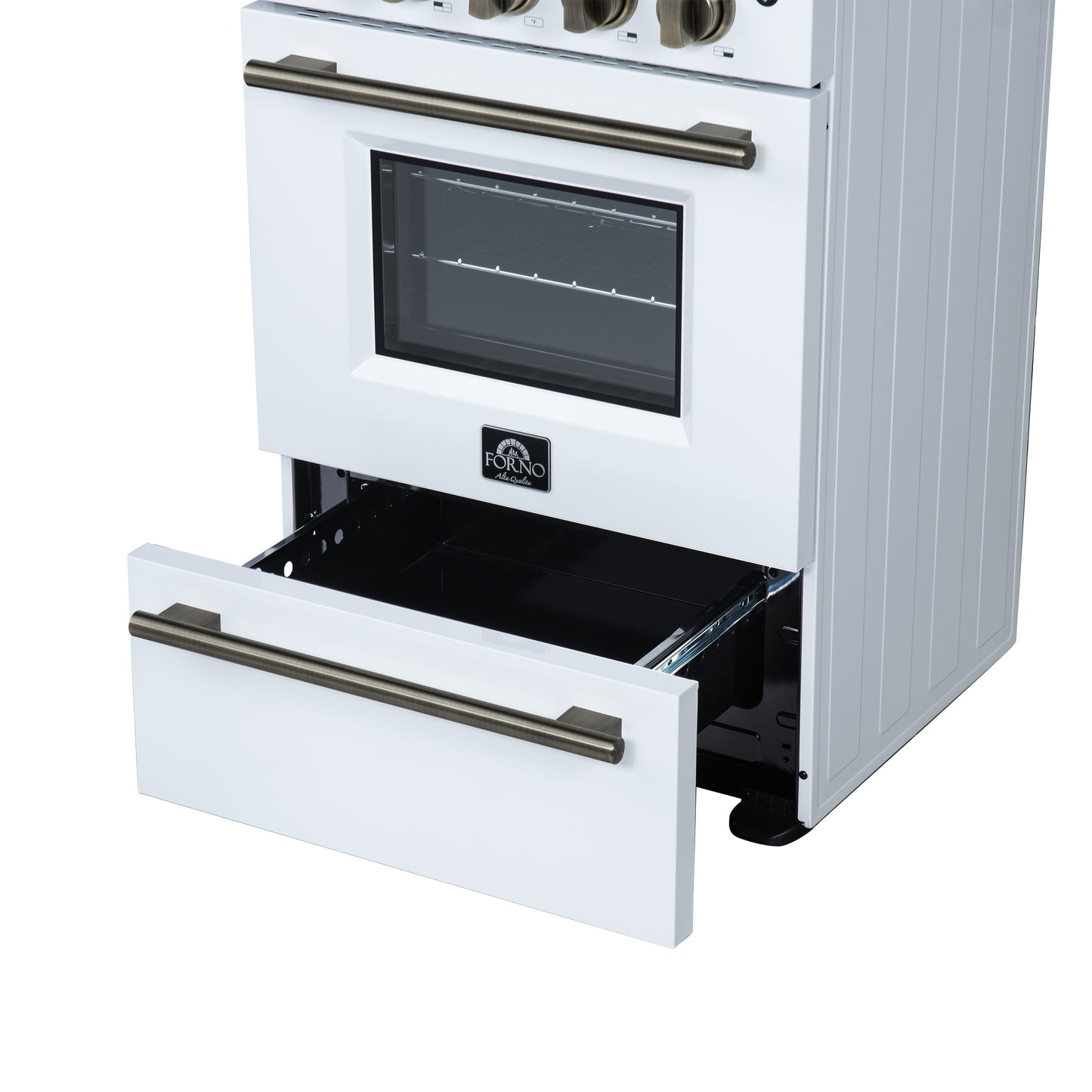 Forno Loiano 24 Inch Freestanding Electric Range in White