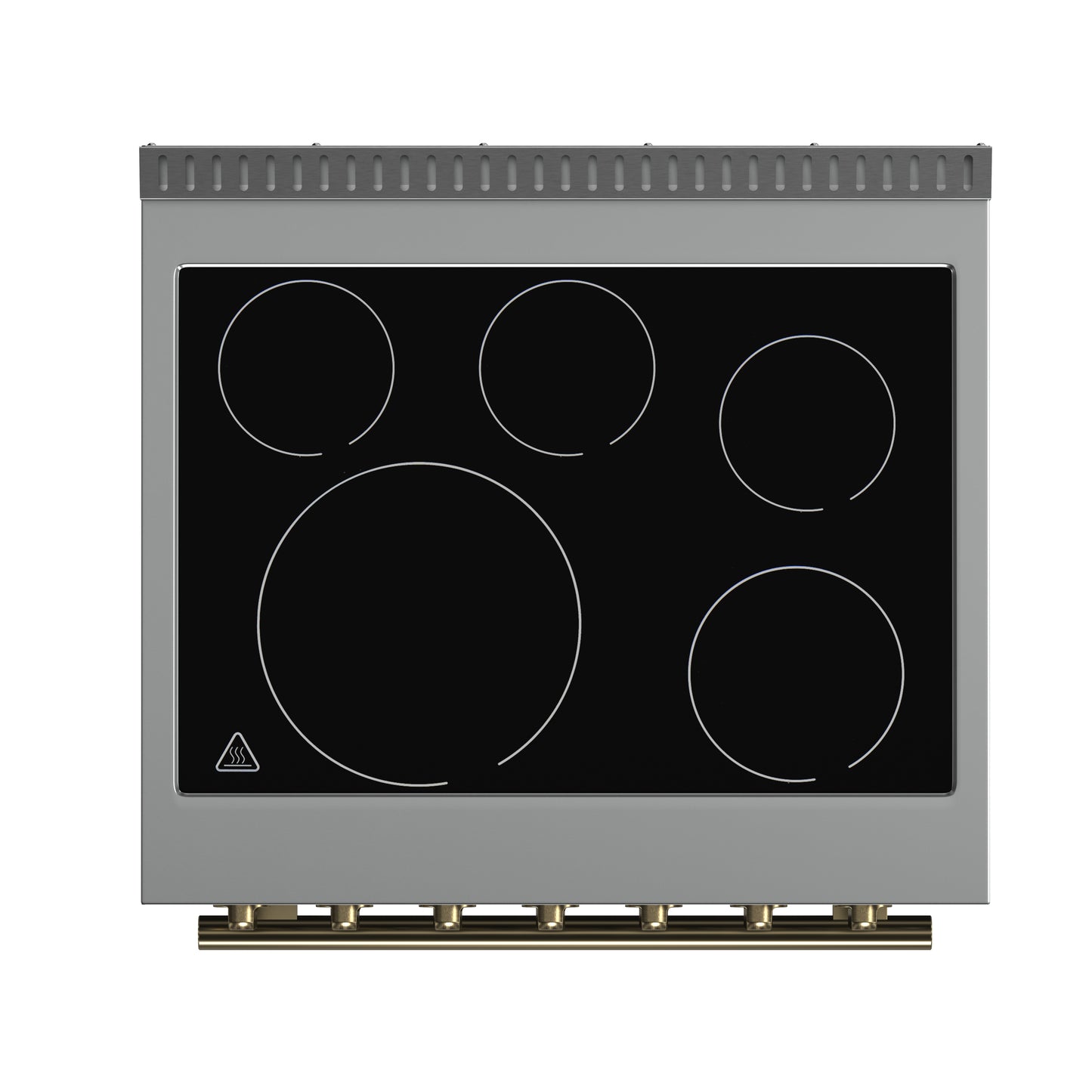 Forno Paolo 30-Inch Freestanding Electric Range, Black, 4.38 cu.ft, True Convection Oven, Energy Efficient