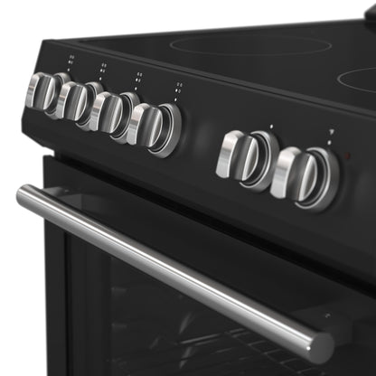 Forno Leonardo Espresso 30-Inch Black Electric Range, True Convection, Energy Efficient