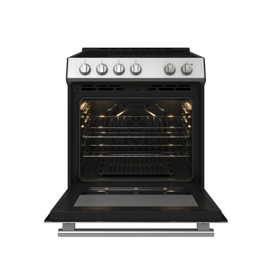 Forno Leonardo Espresso 30-Inch Stainless Steel Electric Range, True Convection, Energy Efficient