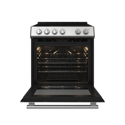 Forno Leonardo Espresso 30-Inch Stainless Steel Electric Range, True Convection, Energy Efficient