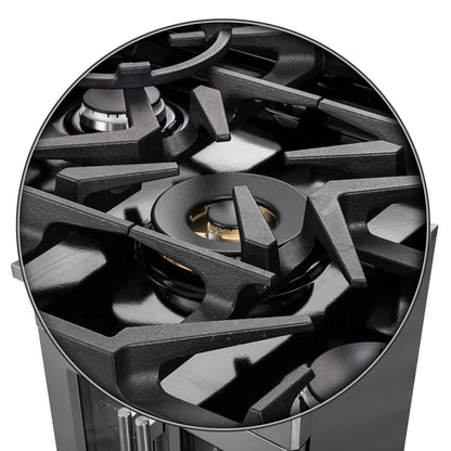 Forno Massimo 30-Inch Freestanding French Door Gas Range, 4 Burners, Convection Oven, Energy Efficient