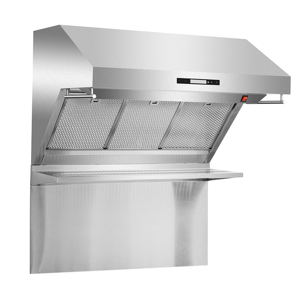 Forno Savona 36-Inch Wall Mount Range Hood, Hybrid Filters, Backsplash Included