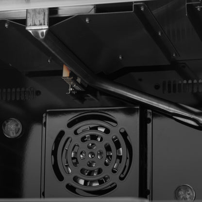 Forno Galiano 48" Freestanding French Door Gas Range in Black