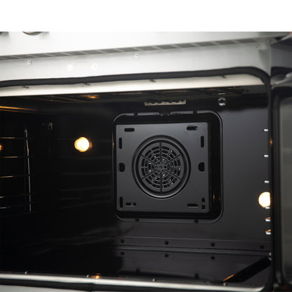 Forno Torino 36 Inch French Door Induction Range with Air Fryer and True Convection Oven