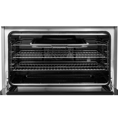 Forno Torino 36 Inch French Door Induction Range with Air Fryer and True Convection Oven