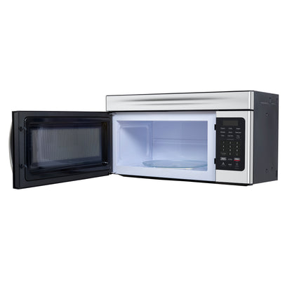 Forno Scalo 30-Inch Over the Range Microwave, Stainless Steel – 1.6 cu.ft, 300 CFM Vent, Touch Control, LED Light