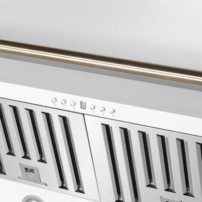 Forno Aria 60 Inch Wall-Mounted Range Hood in White