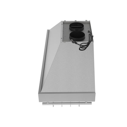 Forno Venezia 48 Inch Wall-Mounted Range Hood with Touch Controls and Baffle Filters