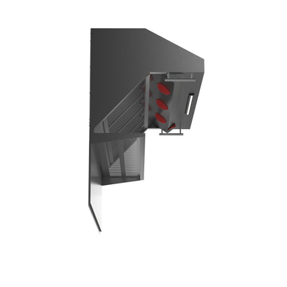 Forno Savona 48-Inch Wall Mount Range Hood, Hybrid Filters, Backsplash Included