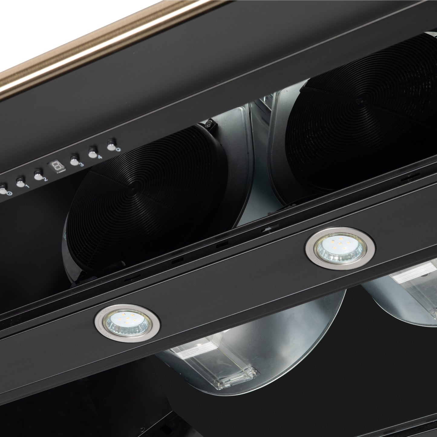 Forno Aria 48 Inch Wall-Mounted Range Hood in Black