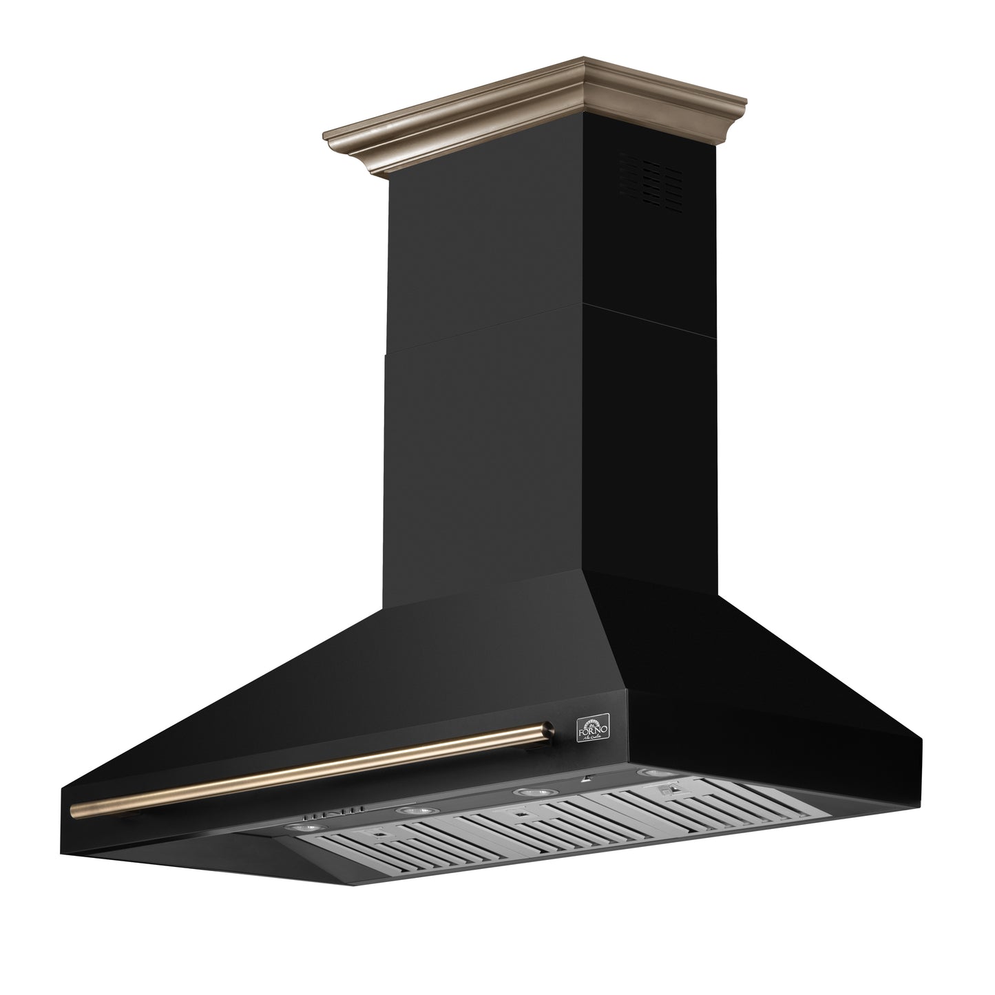 Forno Aria 48 Inch Wall-Mounted Range Hood in Black