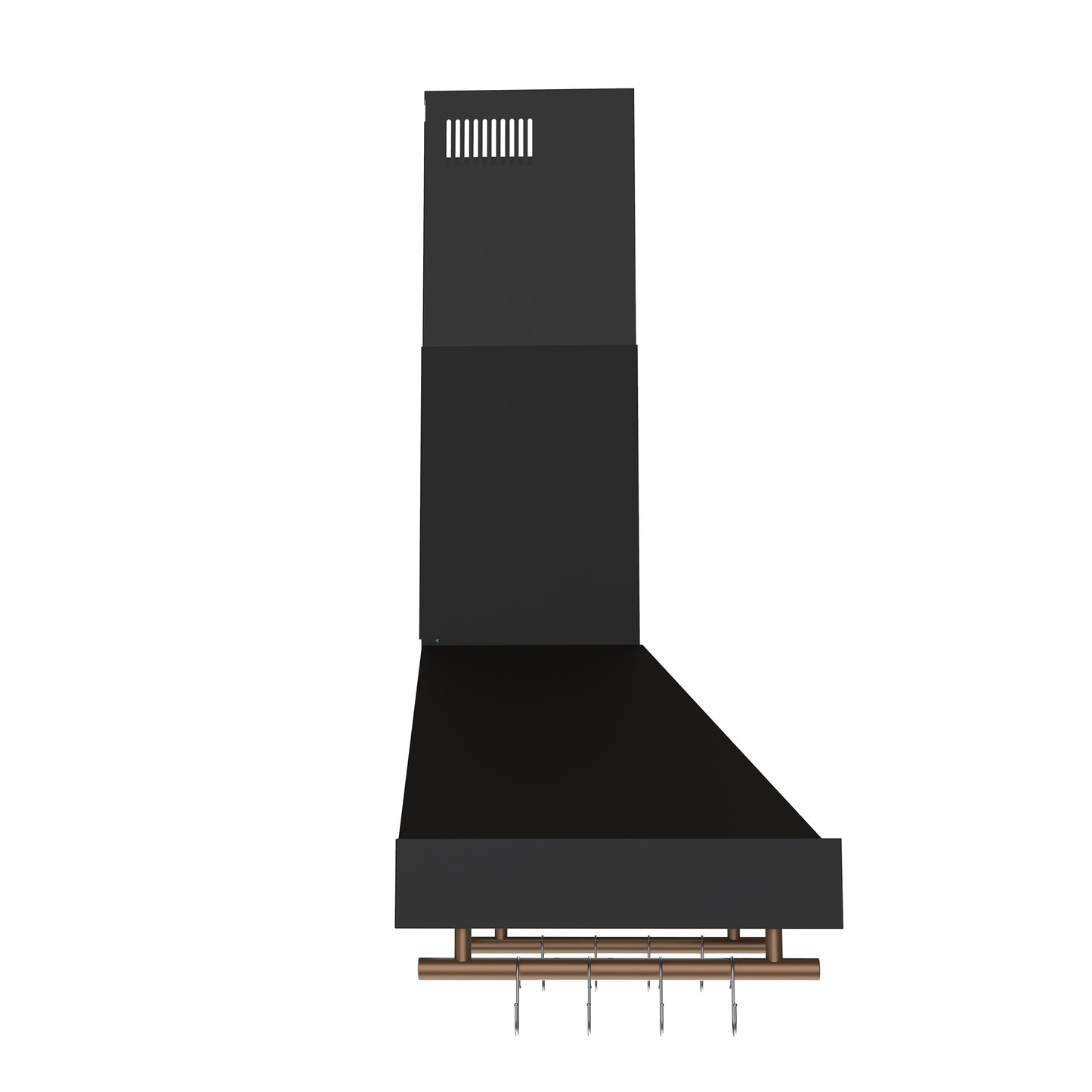 Forno Venezia 30 Inch Wall-Mounted Range Hood in Black with Touch Controls and Baffle Filters