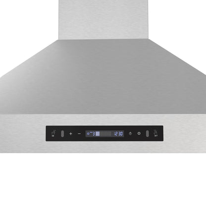 Forno Venezia 36 Inch Wall-Mounted Range Hood with Touch Controls and Baffle Filters