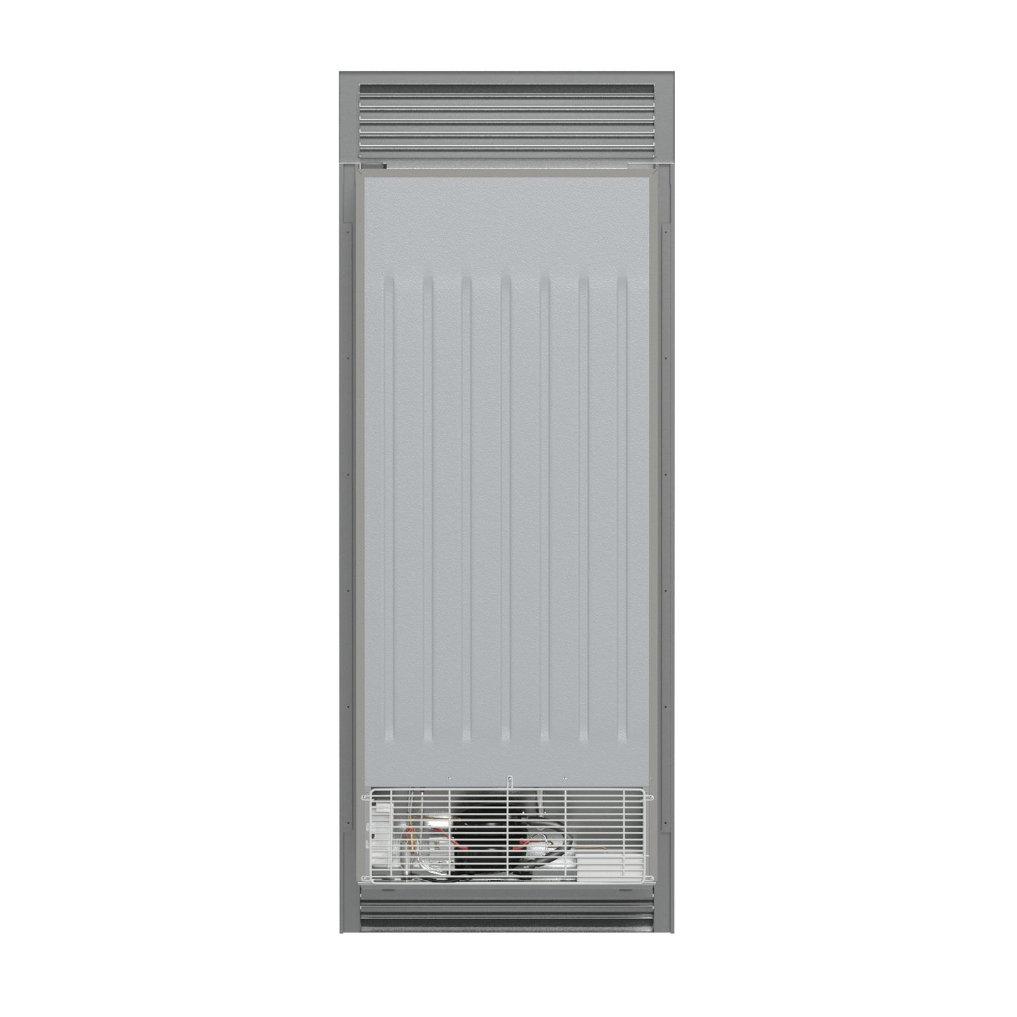 Forno Fortezza 32 Inch Right-Swing Convertible Refrigerator/Freezer with Trim Grill, Stainless Steel, Total No Frost