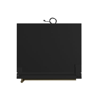 Forno Milano Espresso 31-Inch Bottom Freezer Refrigerator, Black, 17.2 cu.ft Capacity, Energy Efficient