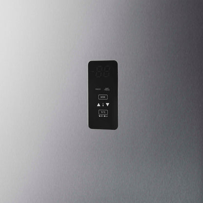 Forno Fortezza 28 Inch Left-Swing Freezer, Stainless Steel with Automatic Ice Maker