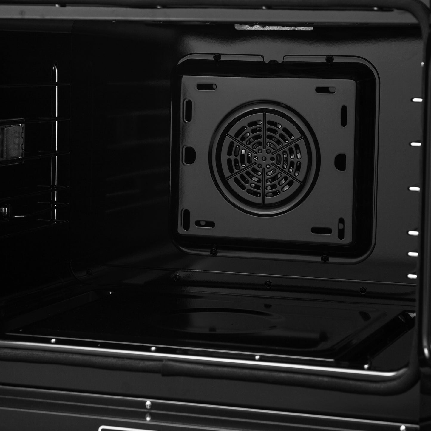 Forno Asti 30-Inch French Door Electric Wall Oven in Black & Antique Brass, 3.68 cu. ft. True Convection, 3,600W, Air Fry, Sous Vide, Self-Clean